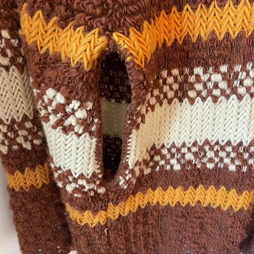 Tundra Vintage 100% Virgin Wool Shawl Collar Cardigan - Picture 3 of 5